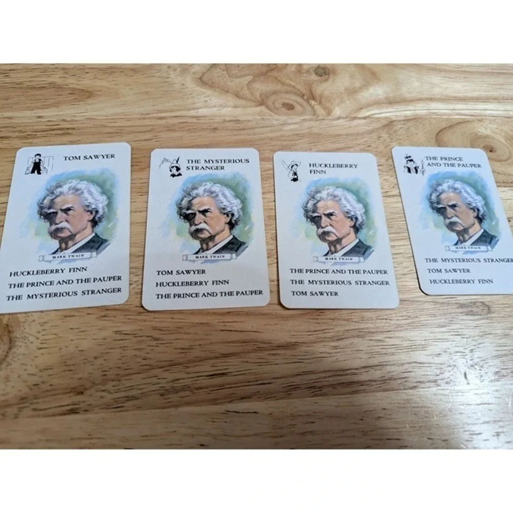 Whitehall Authors card game 1987 Mark Twain case Hong Kong